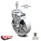 Service Caster Semi Steel Swivel TS Caster w/Roller Bearing - 5" Wheel & 10MM Stem w/Brake SCC-TS20S515-SSR-TLB-M1015 - alternate 4
